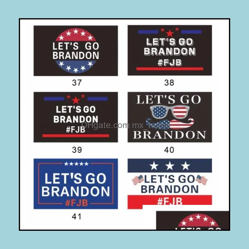 2024 New Let`s go Brandon Trump Election Flag Double Sided Presidential Flags 150*90cm Wholesale DHL