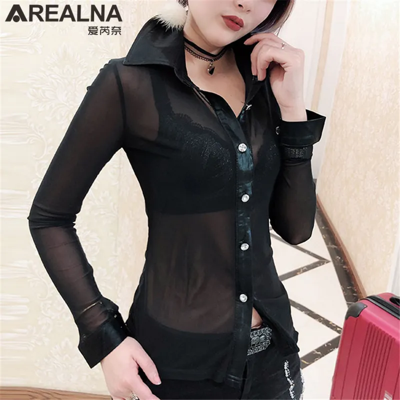 sheer blouse sexy