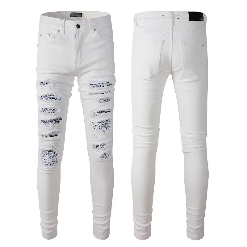 Details 226+ white denim ripped jeans mens super hot