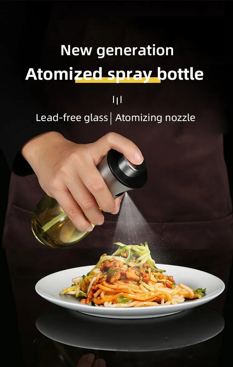 Oil Spray Bottle Sprayer Bbq Aceitera Kitchen Accessories, Utensils Tools,  Gadget Sets, Cooking Olive Glass Huille