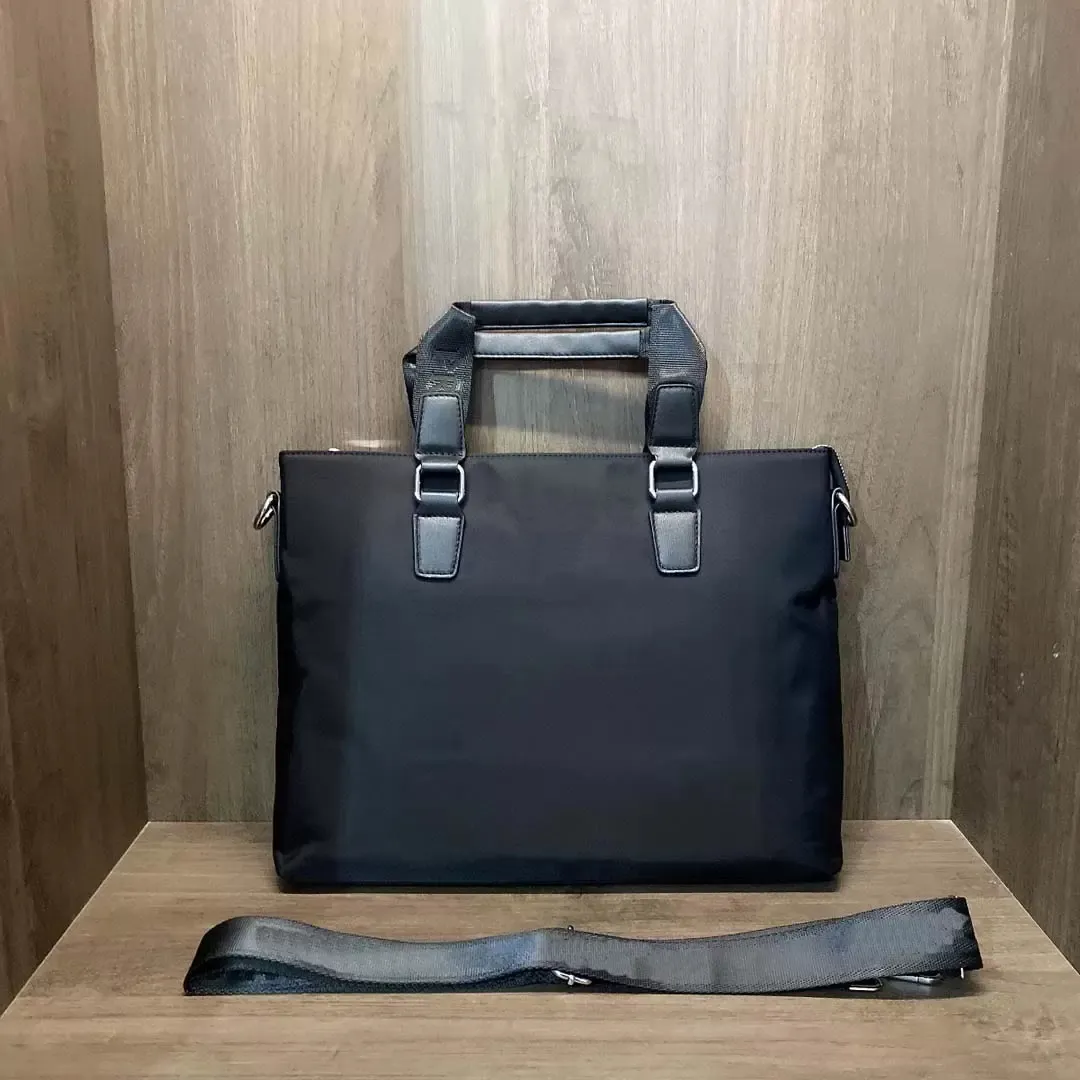 4 style Męska teczka Torba biznesowa na ramię Casual Messenger Torebki Nylon Retro torby podróżne Czarny i niebieski HQP262