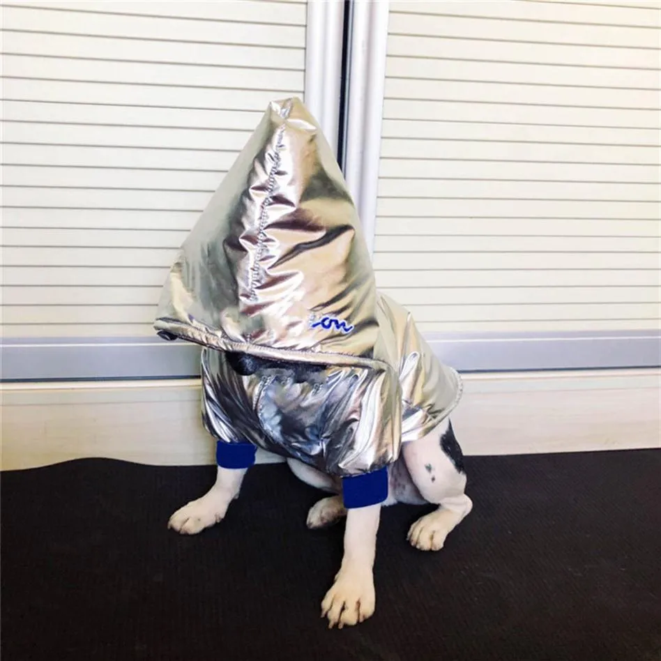 Luxury Glossy Dogs Coats Down Dog Jackets Coats Autumn Winter Warm