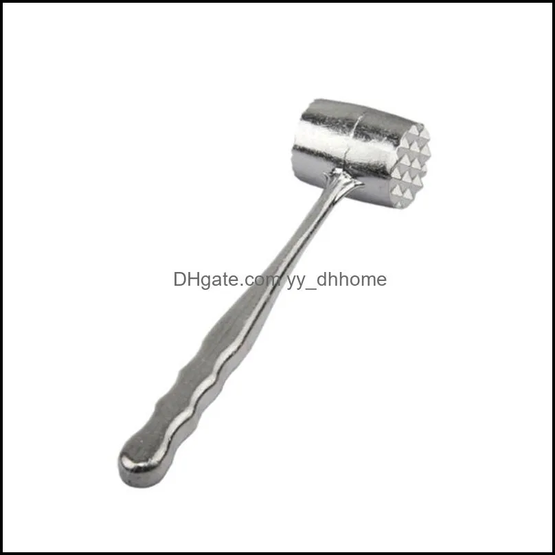 double side aluminum meat hammer kitchen cook tool accessories professional meat hammers tenderizer steak beef pork chicken hammers