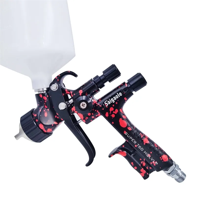 Saigaole T60 Ani Black Spray Gun Automotive Finishes High Fogging
