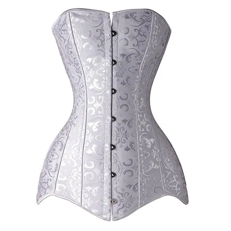Bustiers Corsets Long Torso Corset Trainer Trainer Shaper Hip Cover Buster Seemer Gothic Gorset Overbust Corsele