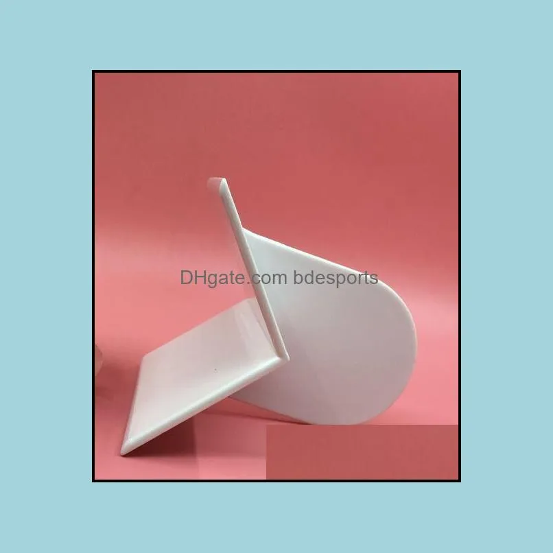 Plastic Cake Smoother Sharp Top Edger DIY Tool Type V Cake Right angle curved surface plastic smoothing device