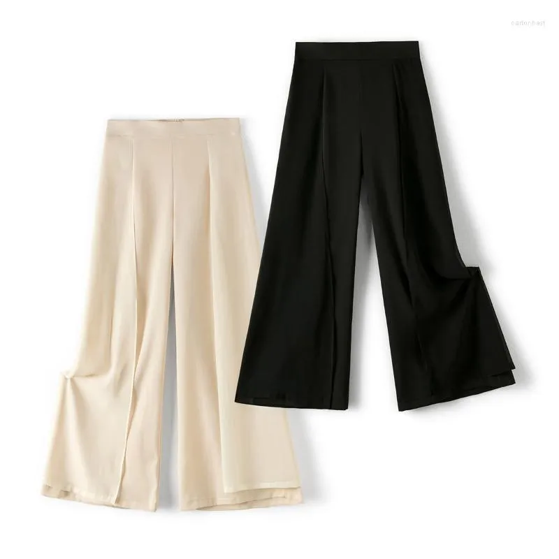 Женские брюки Capris 2022 шикарная мода Plus Office Office Wear Haren Women Bottoms Pant Vintage Высокая талия Женская брюки BFA101