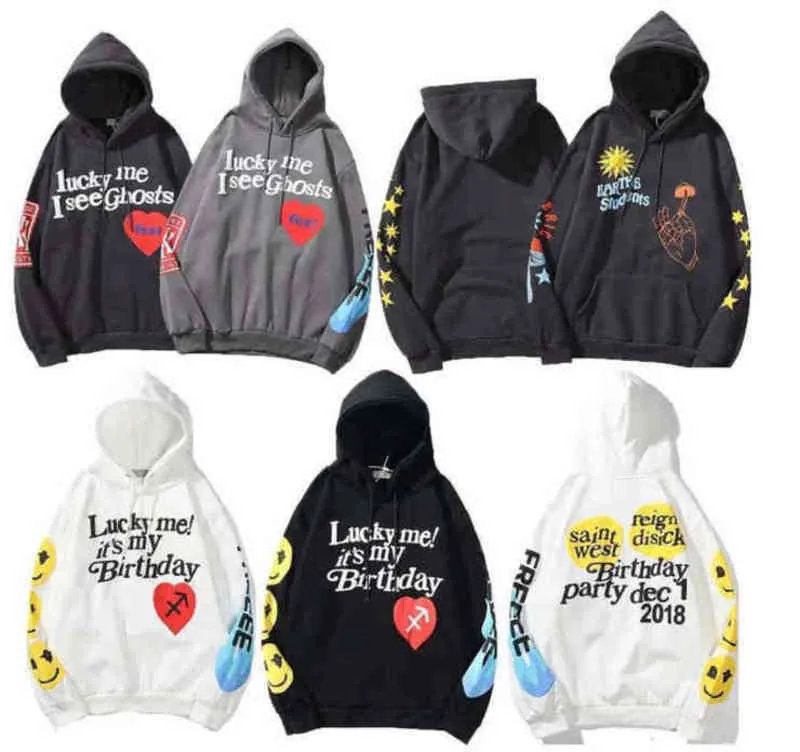 Original Hoodie 3D-Schaumdruck Sweatshirts Kan cpfm touch my soul ye must be born again Pullover Männer Frauen Hochwertige Kinder Siehe Geister