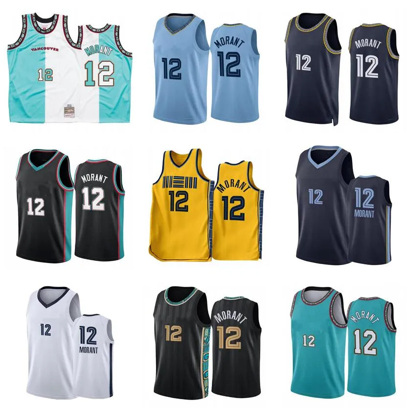 Basketball Jersey Ja Morant 2022 23 New Season Men Youth City Jerseys