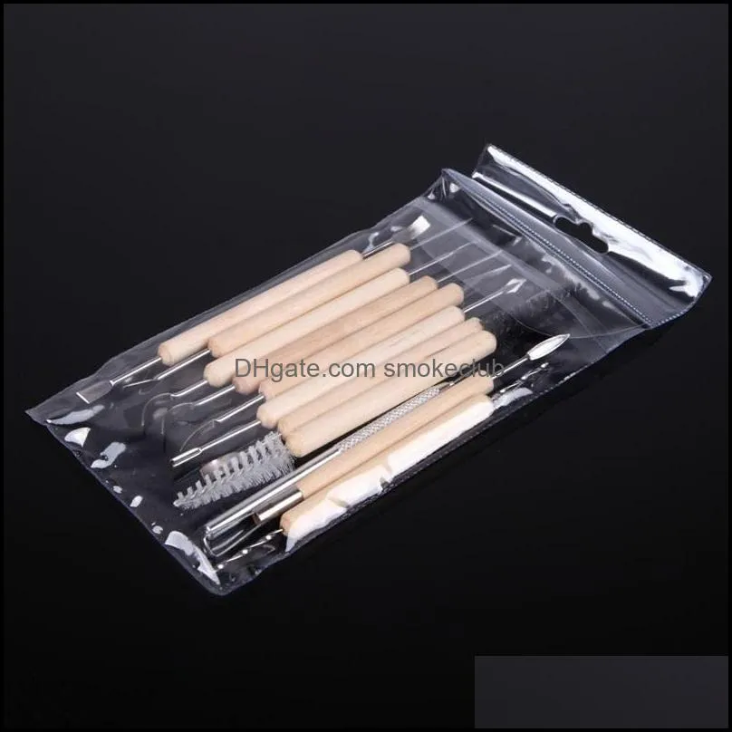 22pc Clay Pottery Sculpture Tool Stainless Steel and Wooden Handle Mini Pottery Ceramic Tools Set for Paint Sculpture