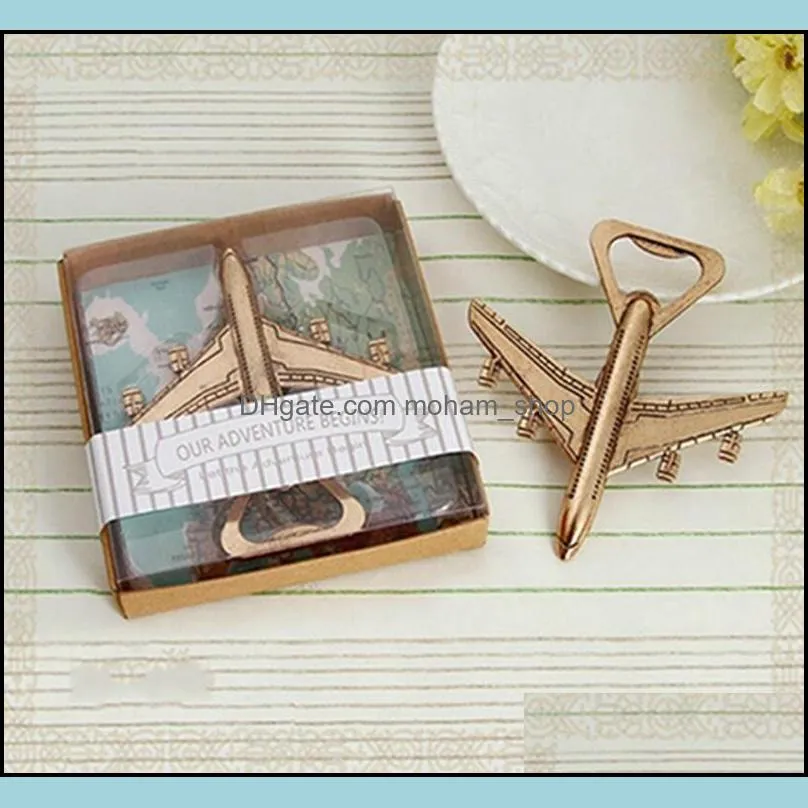 airplane bottle opener plane shaped openers beer bottle opener wedding party favor gift giveaways for guest kitchen bar tool