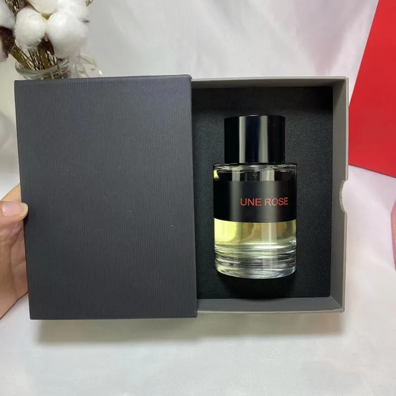 SALES!!! Highest quality Design Neutral Perfume Man Woman Fragrance Une Rose 100ml EDT Natural Spray Parfums Gift Long Lasting Pleasant On Sales Dropship