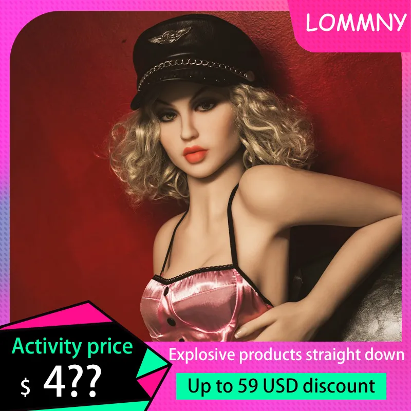 A Sex Doll TURO Real Sex Dolls Full TPE Body Anime Love Siliocne Doll with Implanted Hair Head Realistic Face Adult Toys