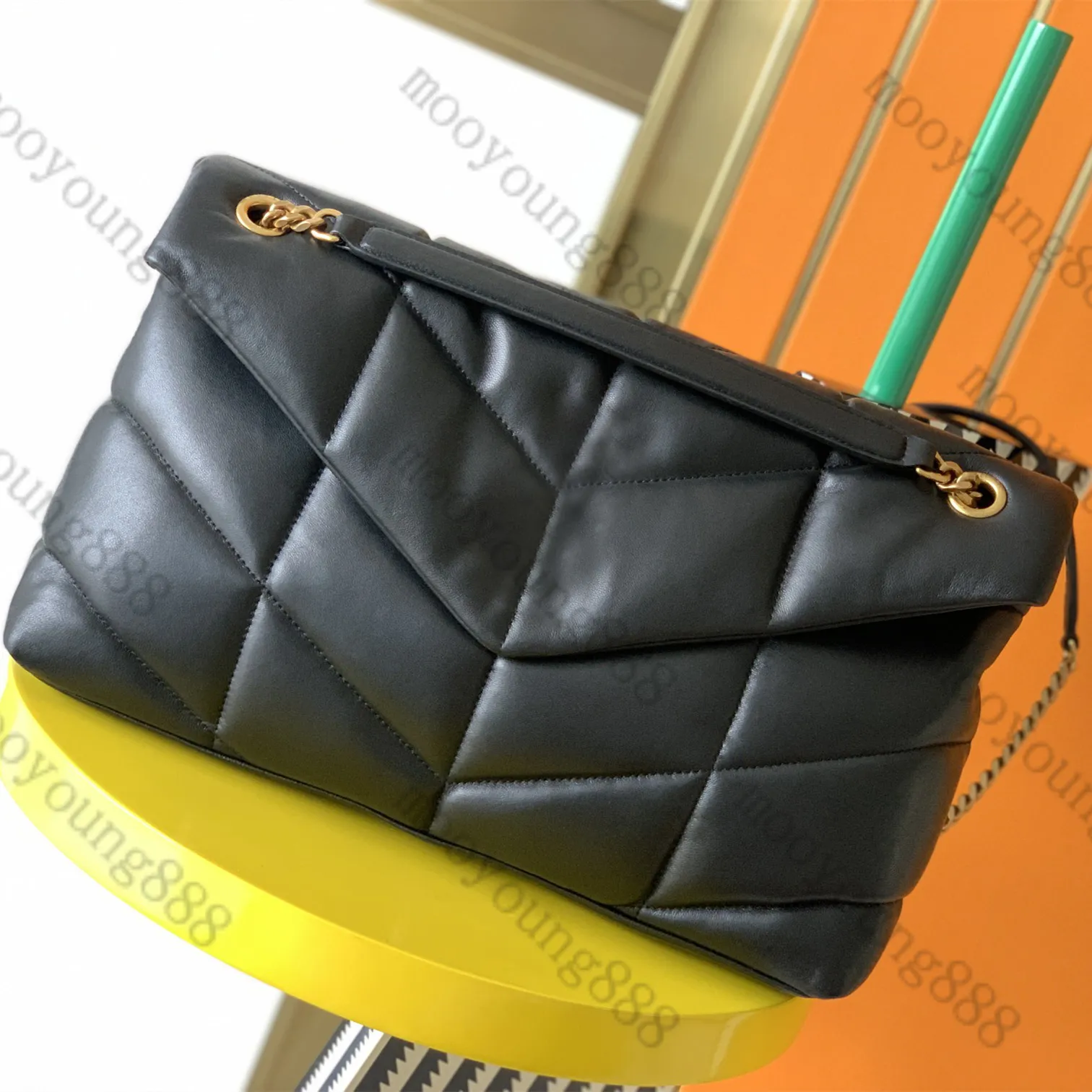 12A ترقية مرآة الجودة لوكسوريز مصمم متوسطة البذيء كيس مبطن كيس نسائي Lambskin Mini Clutch Envelope حقائب يد سوداء الكتف