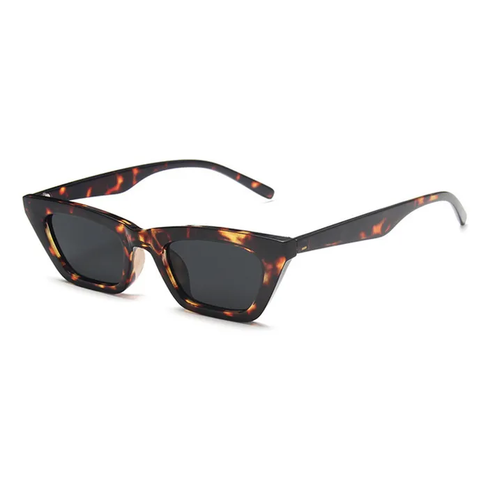 Vintage Cat Eye Frames: Retro Leopard Print Small Frame  display picture 1
