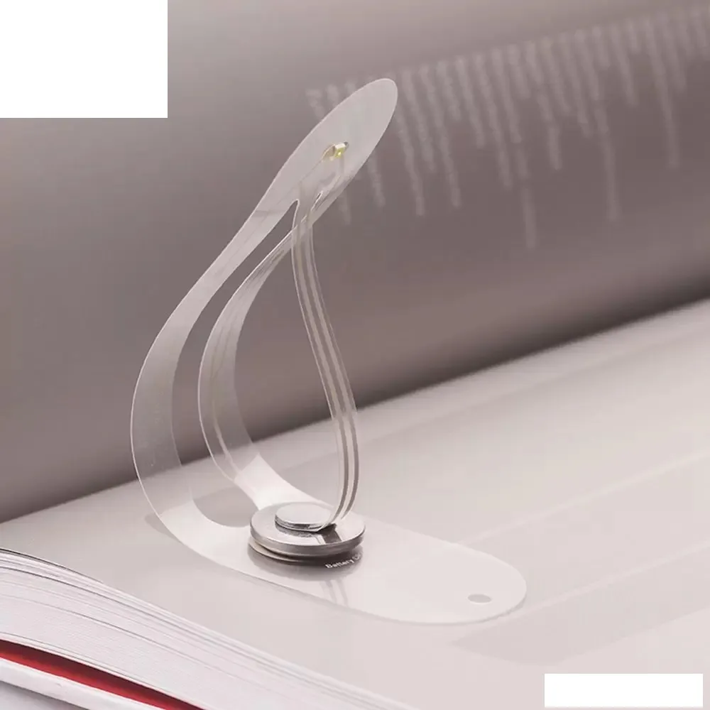 Mini luce notturna a LED portatile per lampadine da lettura Torcia per carte novità Lampada per segnalibri divertente per libri