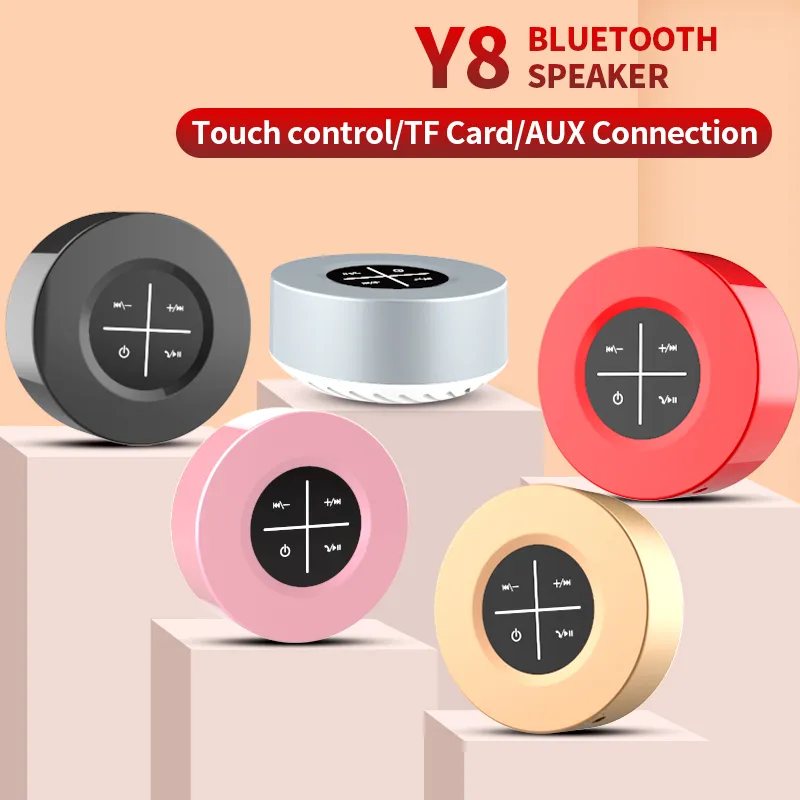 Y8-Lautsprecher FM-Unterstützung OEM-Logo Hochwertiger tragbarer kabelloser Stereolautsprecher im Großhandel