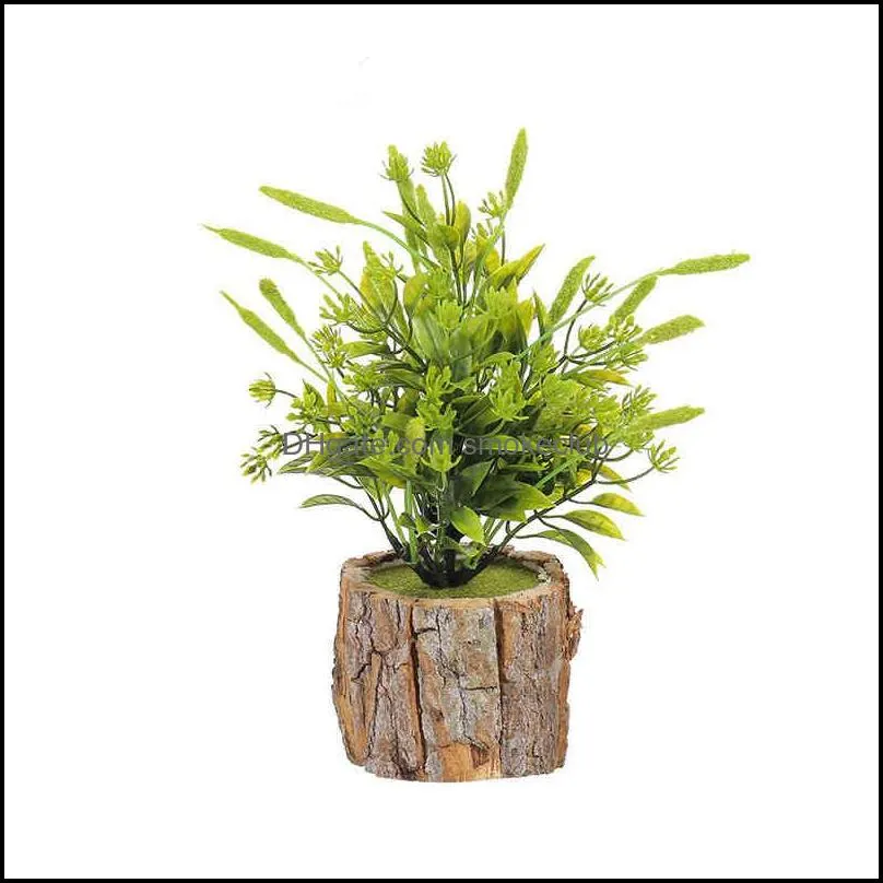 Artificial Plants Style with Tub Potted Creative Home Interior Bedroom Office Hotel Party Holiday Decorations