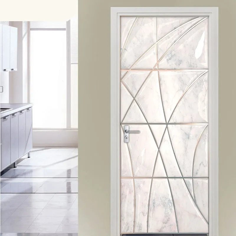 Adesivo Murale 3D Stella Marina In PVC, Rimovibile Per Pavimento Bagno E Cucina, Decalcomania Blu