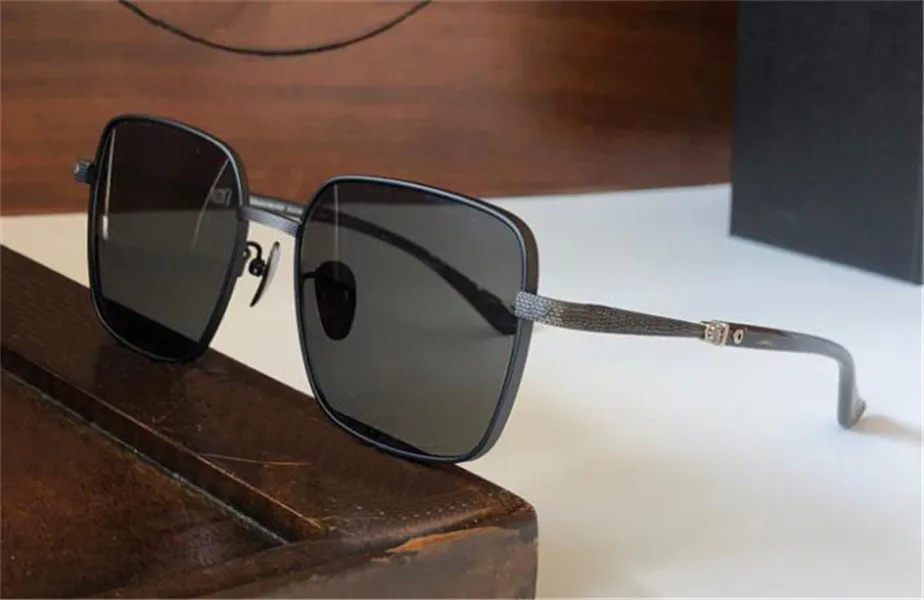 7AファッションデザインKゴールドサングラス8024平方フレームマン人気とシンプルなスタイルのクラシックモデリング用途の屋外UV400保護メガネ