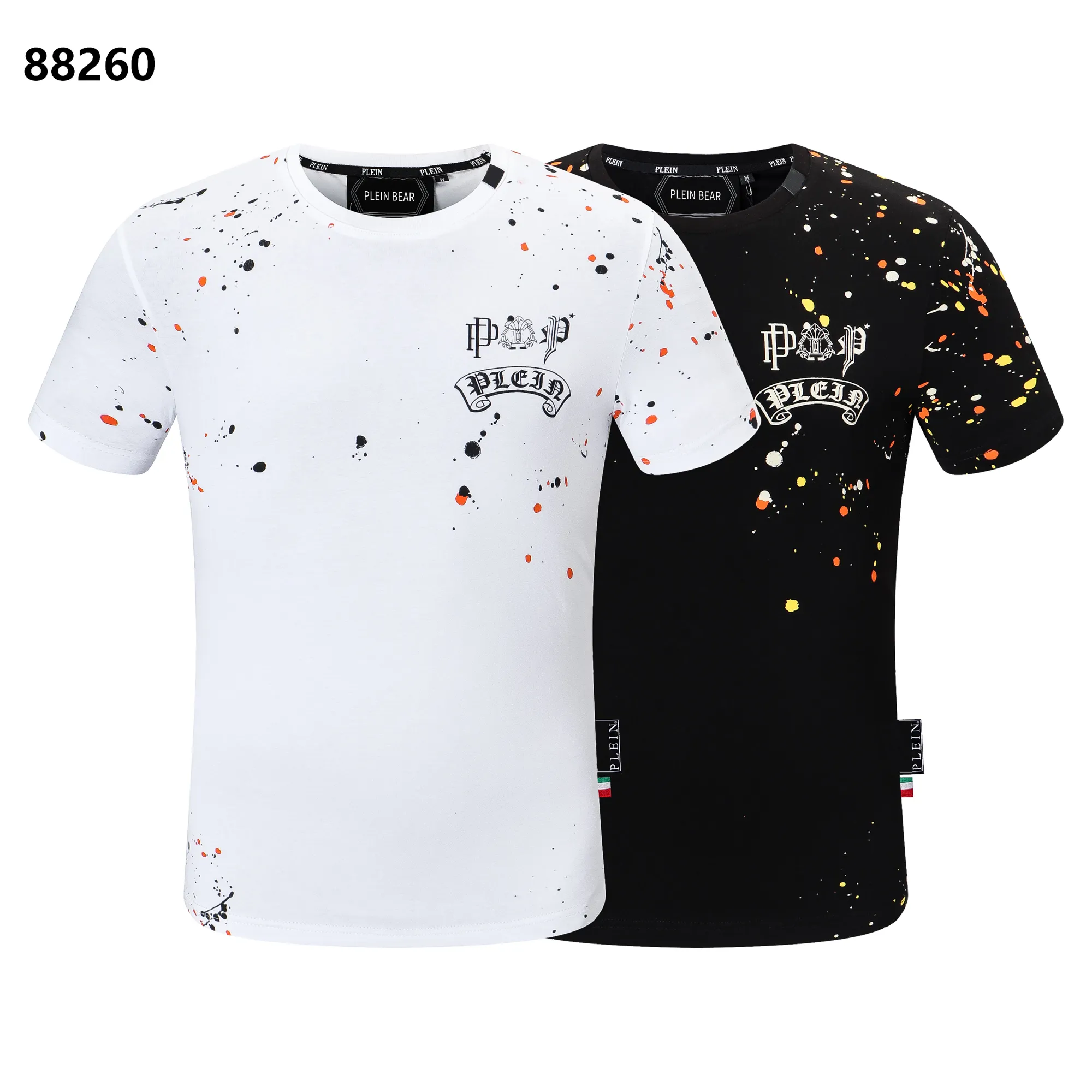 Plein beer heren t-shirts ronde hals SS stenen vingers strass schedel man t-shirt klassieke hoge kwaliteit hip hop streetwear t-shirt casual top tees pb 16627