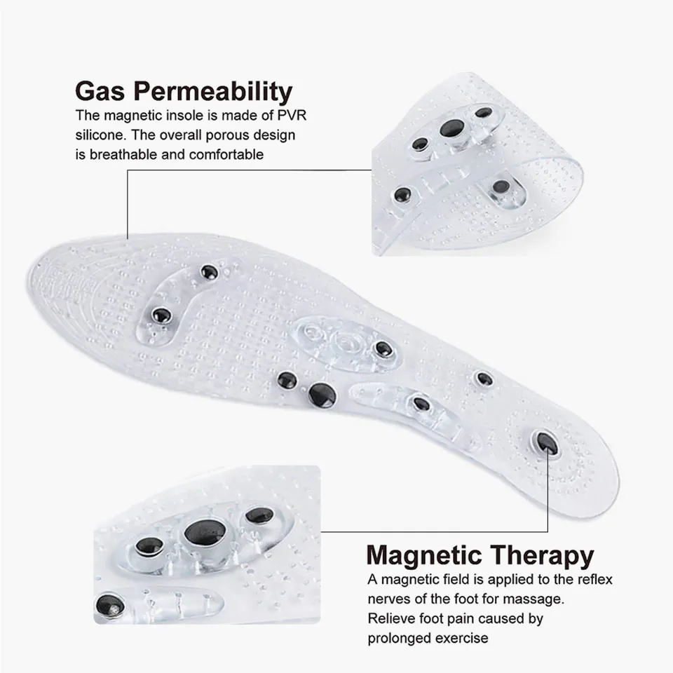 Magnetic insole blue transparent details3