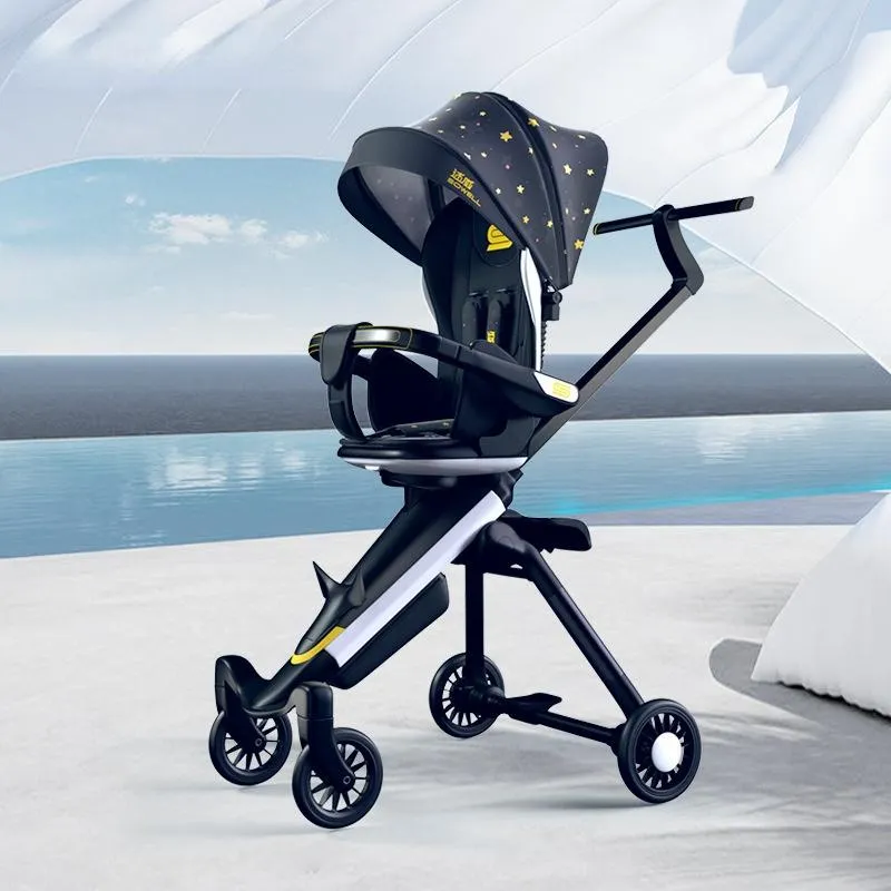 Strollers Two Way Sit And Reclining Light Stroller High View Children