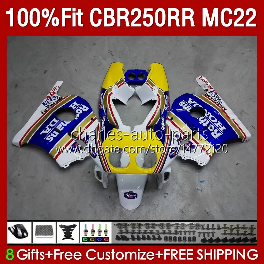 Injection Fairings For HONDA CBR250RR 1990 1991 1992 1995 1996 1997 ...