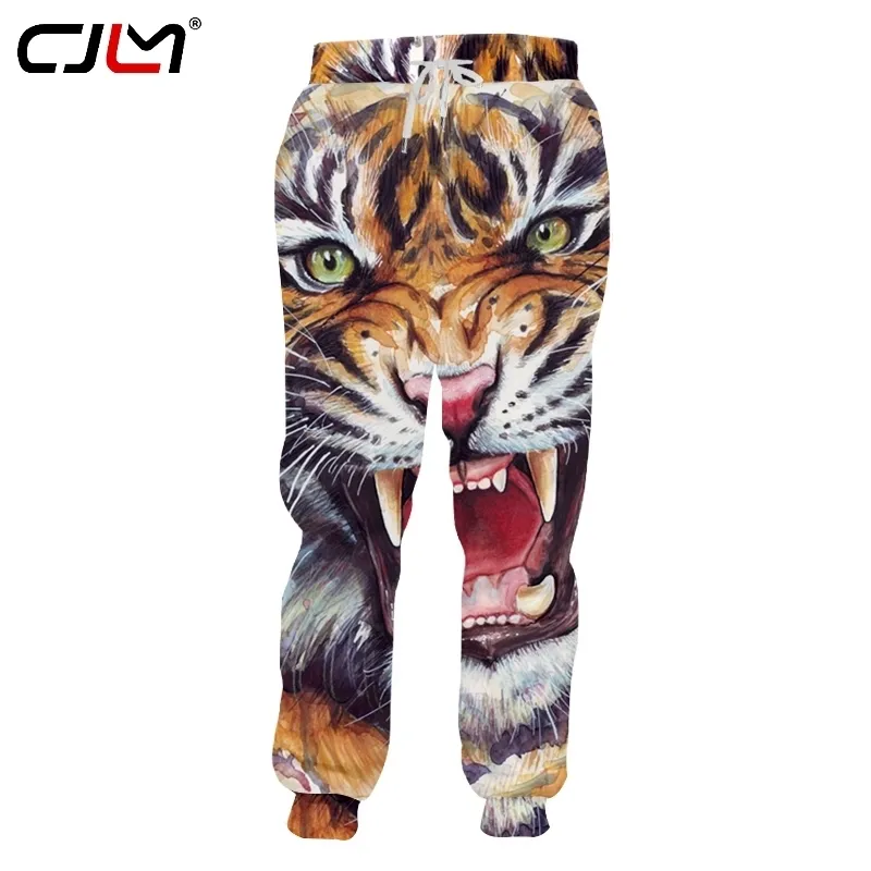 CJLM Unisex Hip Hop 3D Baskılı Hizmet Orijinal Hayvan Tiger Özel Artı Beden Sweat Pectings Drop 220613