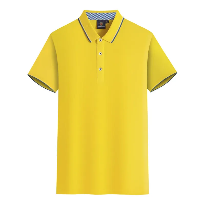 폴로 셔츠 실크 짧은 슬리브 셔츠 남자 2020 뉴 여름 얇은 비즈니스 패션 버튼 유연성 큰 m-5xl 품질 통기성