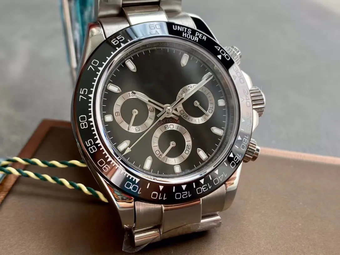 Zegarek męski w stylu bestsellerowym ceramiczny ramka czarna tarcza męska projektant automatyczny stal nierdzewna wielofunkcyjny ruch mechaniczny Watch All 3 3