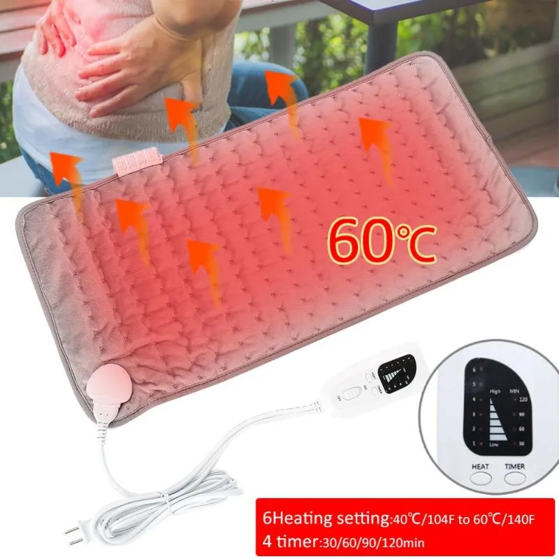 Dekens Dames Fysiotherapie Elektrische Verwarming Pad Deken voor Neck Back Pain Cramps Taille Relief Muscle Relax Auto Sluit Warmte