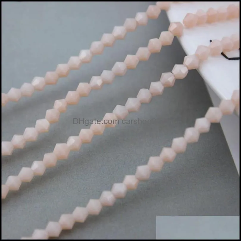 Wholesale 4MM 100pcs Austria Crystal Beads Spacer Glass Bead DIY Earrings Bracelet Choker Necklace Jewelry Making 1077 T2