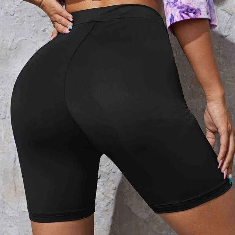 Summer Booty Bike Shorts For Women Stretch Basic Short Solid Black Shirts  With Sweatpants Female Clothing Pantalones Y220417 From Mengqiqi04, $11.85