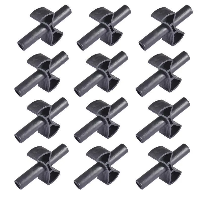 Thick Black Trampoline Enclosure Pole Gap Spacers With Shell Oil Checker Rod Pad Accessories