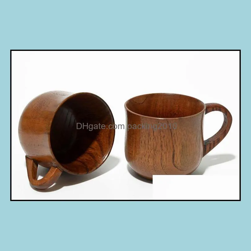 zizyphus jujube wooden cup boutique retro handmade korean wood mug restaurant tea coffee cups best gift drinking drinkware sn697