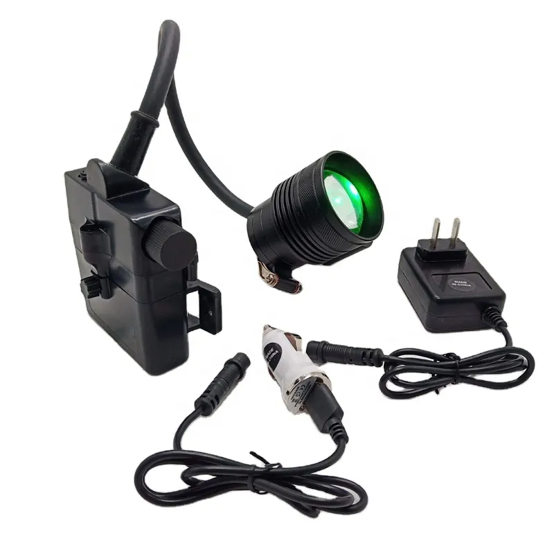 Lampe frontale LED zoomable lampe de chasse au coon lumière de pêche