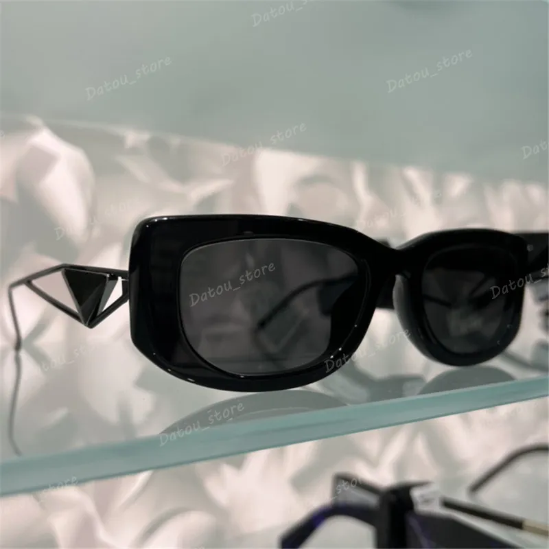 Gafas de sol de alta calidad para mujeres Gafas de sol de diseñador para hombres Gafas de sol de mujer de marco cuadrado negro con estuche 2022