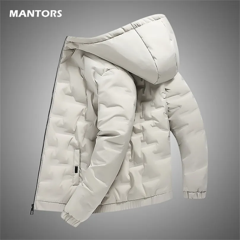 Veste à capuche Hommes Hiver Men's White Duck Down Veste Veste décontractée épaisse trop chaude parkas Men Streetwear 201127