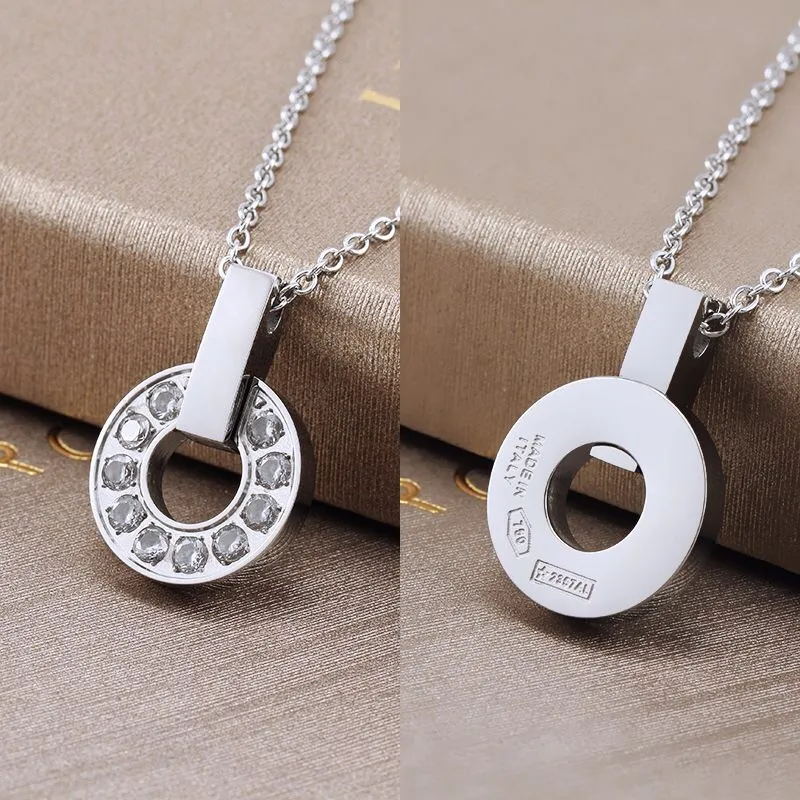 New style men's and women's pendant necklaces fashion designer design stainless steel necklace man's Valentine's day gifts for woman