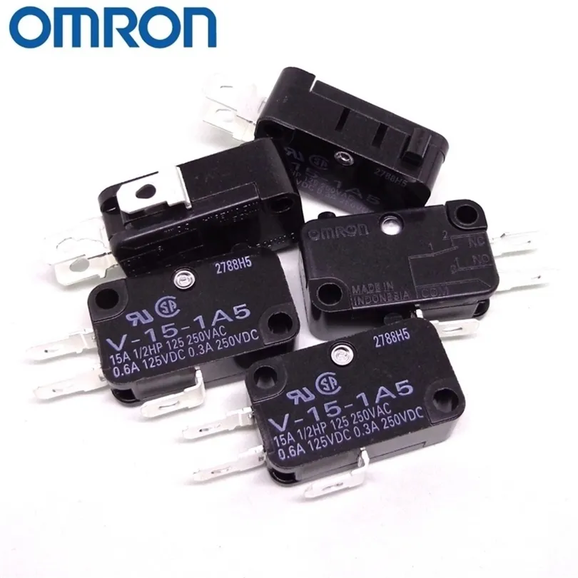 10PCS original OMRON micro switch V-15-1A5 V-152-1C25 V-153-1C25 V-155-1C25 V-156-1C25 new and original OMRON micro switch T200605
