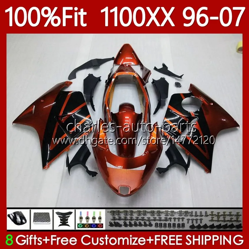 Honda Blackbird CBR1100 CBR 1100 XX CC Turuncu Siyah 1100xx 96-07 114NO.10 CBR1100XX 1996 1997 1998 1999 2000 2001 1100CC 02 03 04 05 06 07 PERACTING