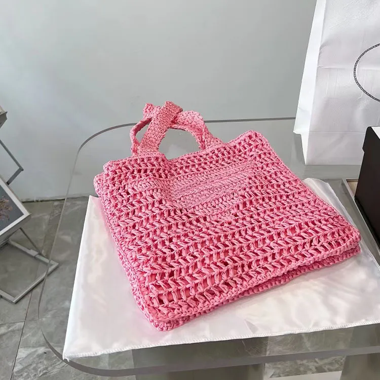 Designer Hollow Woven Fishing Net Crochet Tote Bag Summer Straw Out  Knitting Handbag For Girls, Shoppper Shoulder Purse In Five Colors From  Cyc1222, $53.39