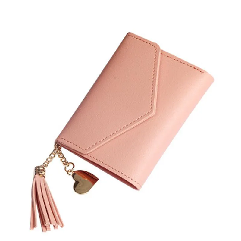 Wallets 2022 Women Mini Wallet Female Leather Clutch Bag Coin Purse Holder Fashion Colorful Casual For