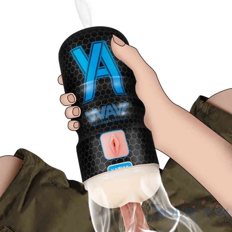 NXY Sex Men Masturbators Sw Masturbator for Men Aircraft Cup with Vacuum Stimulator Realistic Vagina Pocket Pussy for Men Male Sex Toy Adult for Men18 0412