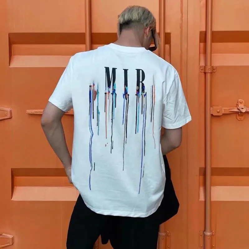 2022 Nya m￤n kvinnor designer t skjortor tryckt mode man t-shirt toppkvalitet bomull casual tees kort ￤rm lyx hip hop streetwear tshirts