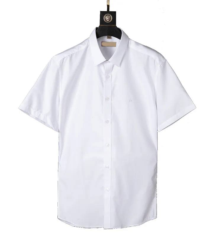 Chemises habillées pour hommes Bberry 4 Styles Chemises pour hommes Hawaii Lettre Impression Designer Chemise Slim Fit Hommes Mode À Manches Longues Casual Mâle Vêtements M-3XL # 27