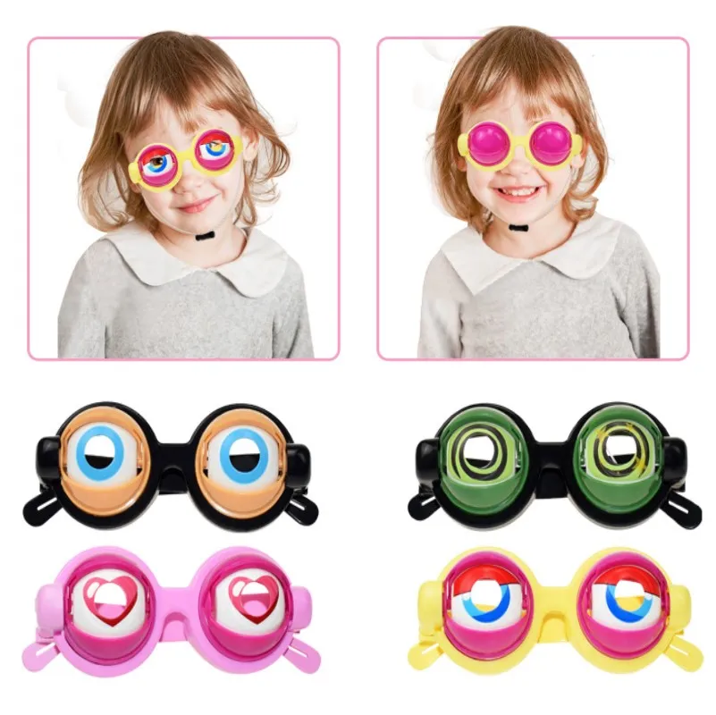 Fidget Toys – yeux fous pour enfants, nouveaux tours étranges, jouet oculaire créatif et amusant, lunettes de modélisation mignonnes et clignotantes, cadeaux de fête