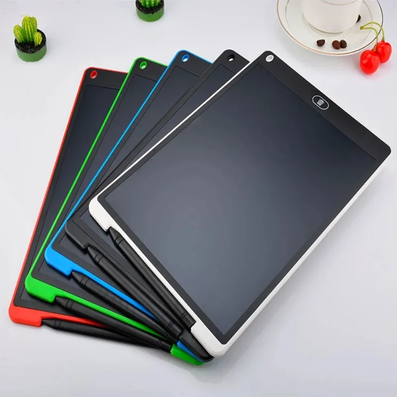 Grafik Tablet Çizim Tabletleri 12 inç LCD YAZI TABLET 8.5 "LED Hafif Grafik Pad Dijital Kart Elektronik Akıllı Defter