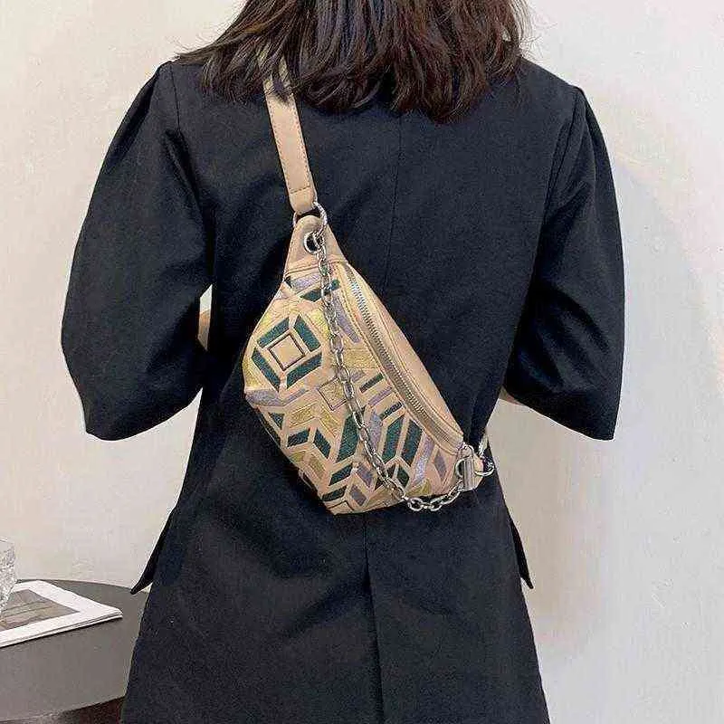 Tasche weibliche koreanische Version neue Netz rot vielseitige ausländische Stil schräge Kreuztasche ins personalisierte Graffiti Damen Brust 220602